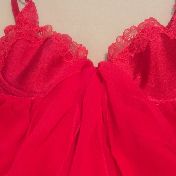Victoria’s Secret Red Babydoll Nighty - Picture 2 of 7